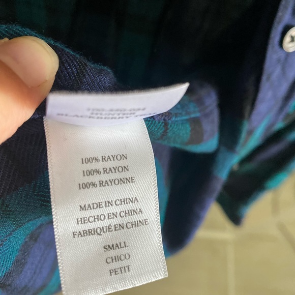 Rails Hunter Plaid Shirt in Blackberry Teal - Picture 6 of 8